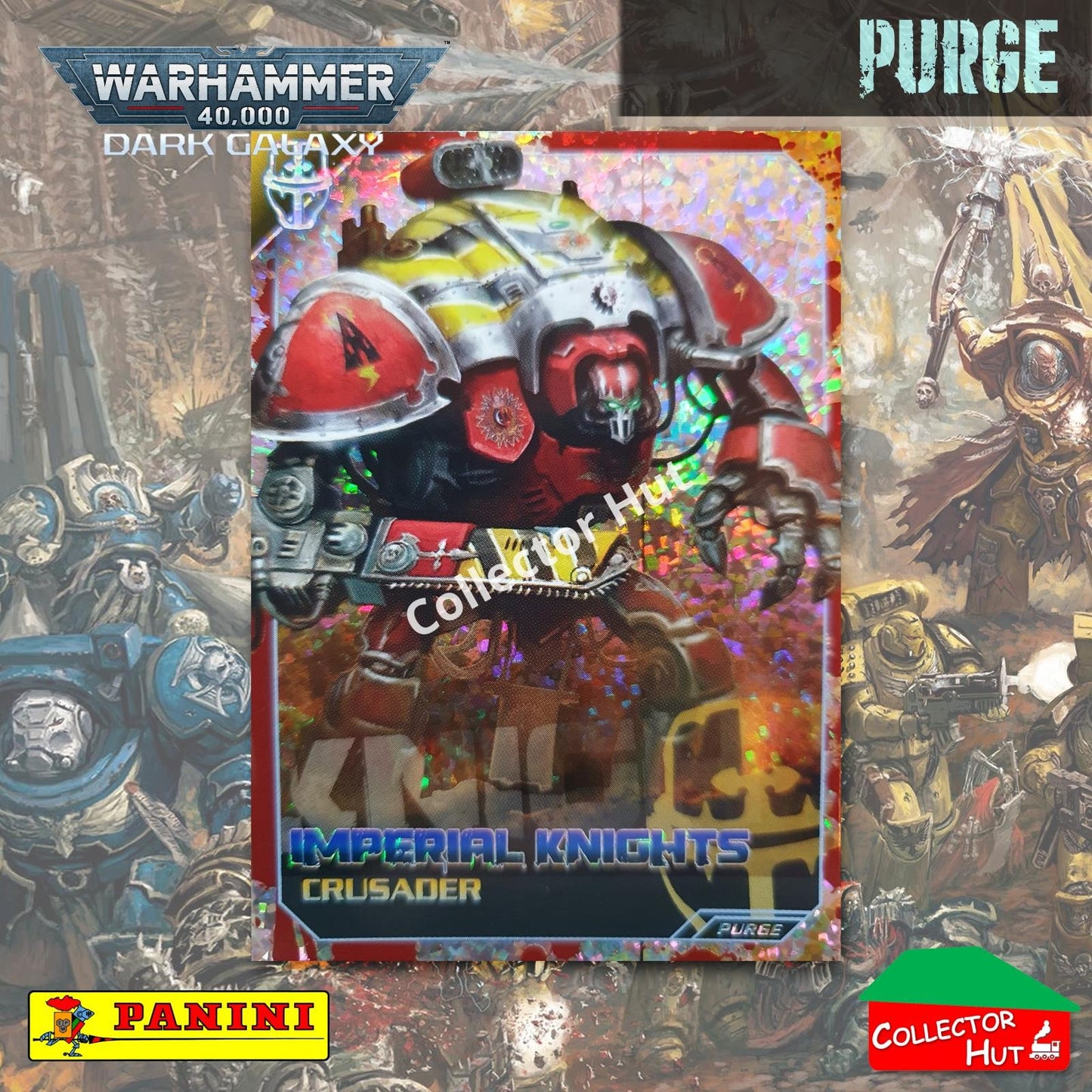 PANINI Warhammer 40,000 Dark Galaxy Parallel Trading Card Crusade Vanguard Purge