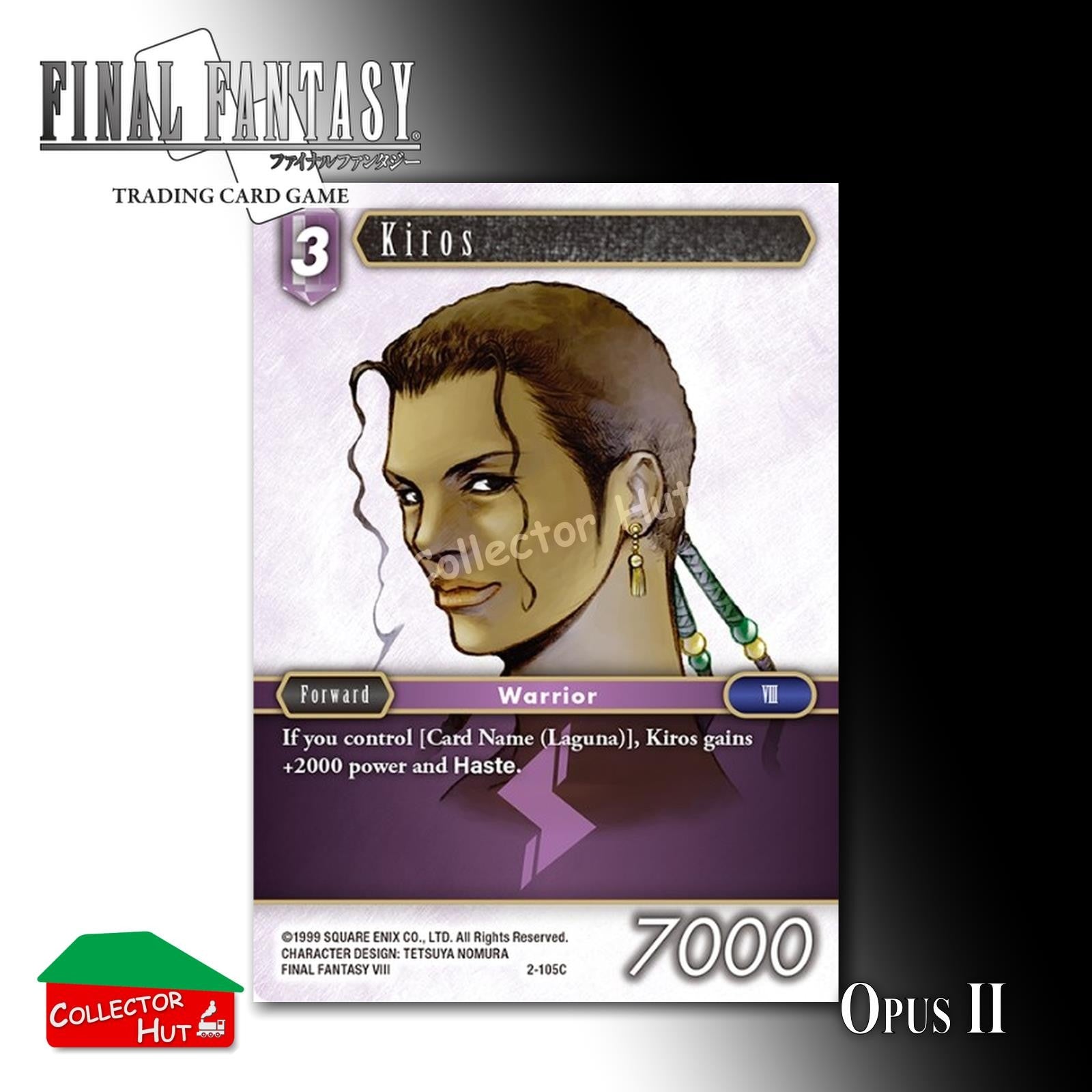 Final Fantasy Trading Card Game OPUS II 2 Singles You Choose