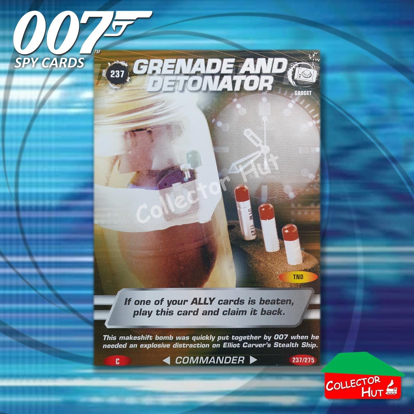 James Bond 007 Commander Spy Cards BASE COMMON YOU CHOOSE