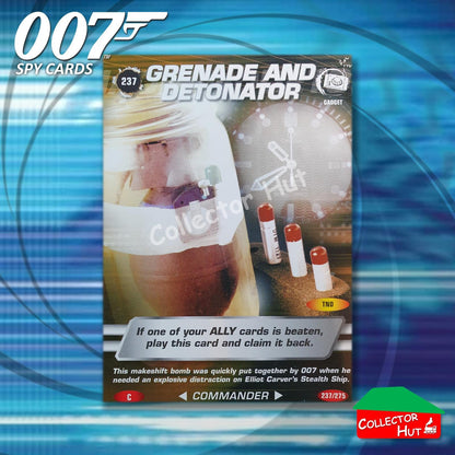 James Bond 007 Commander Spy Cards BASE COMMON YOU CHOOSE