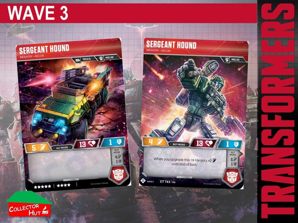 Transformers TCG CHARACTER Trading Cards All Waves