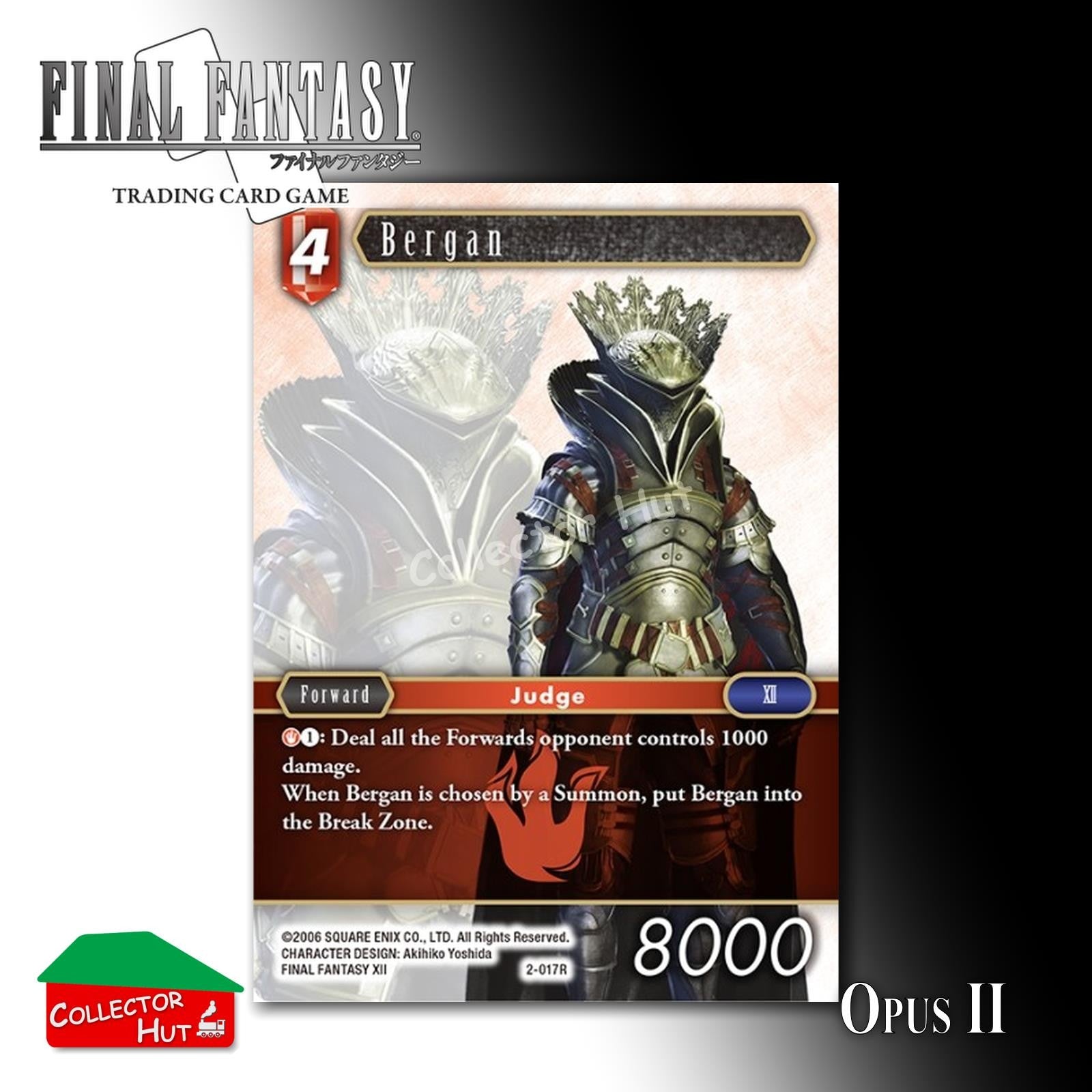 Final Fantasy Trading Card Game OPUS II 2 Singles You Choose