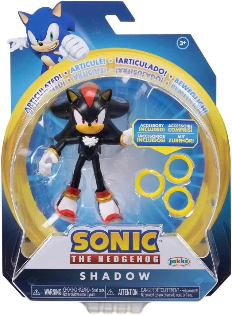 Sonic 4" Posable Action Figures with Accessories JAKKS Sonic the Hedgehog