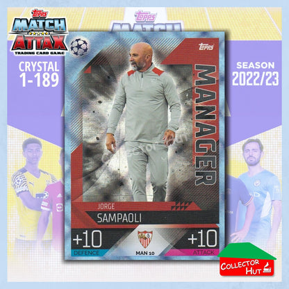 Topps Match Attax Extra 2022/23 Parallel CRYSTAL & EMERALD Cards YOU CHOOSE