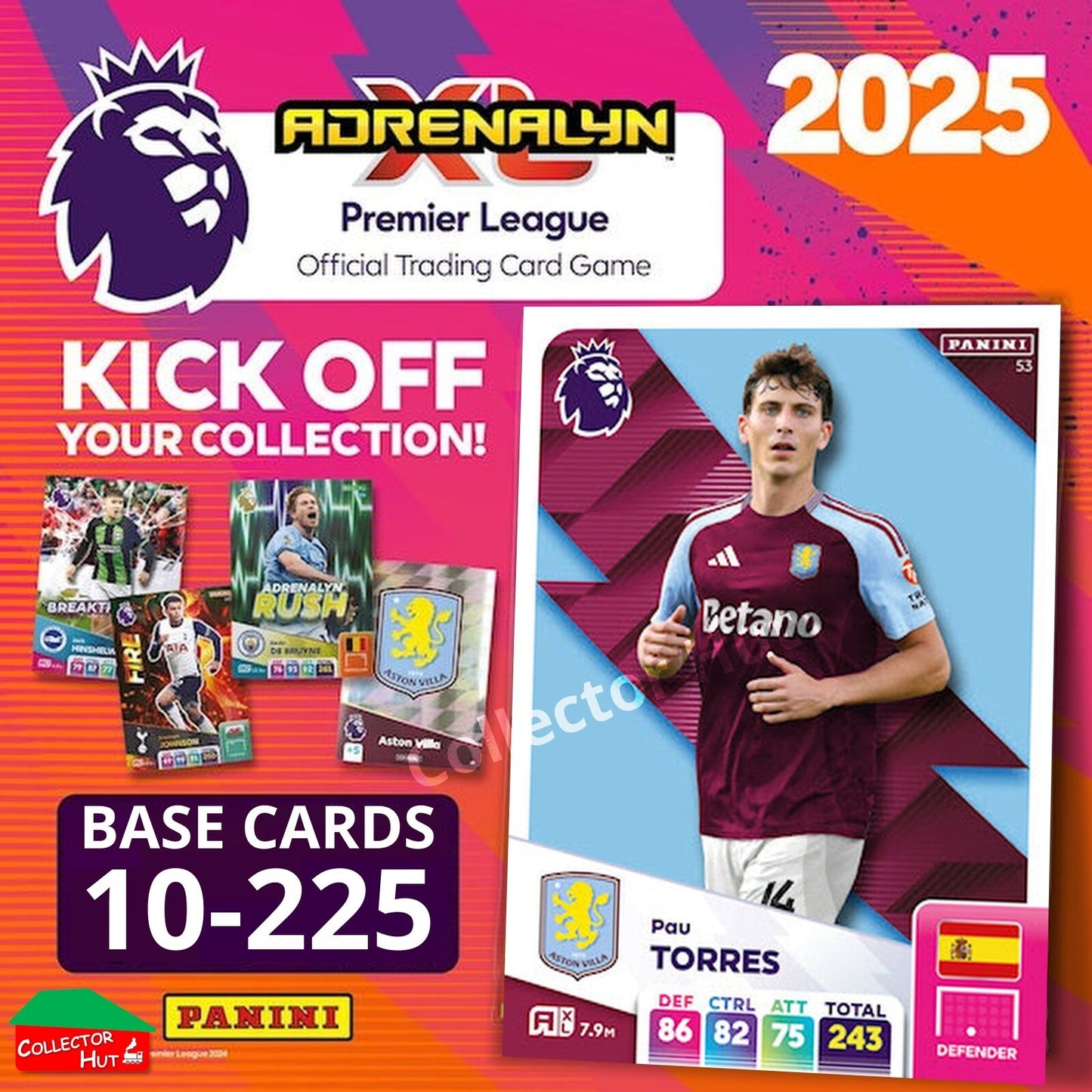Panini Adrenalyn XL Premier League 2025 2024/25 Base & Foils #10-225