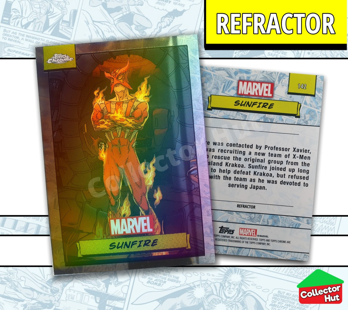Marvel Topps Chrome 2024 REFRACTOR Card Collection YOU CHOOSE
