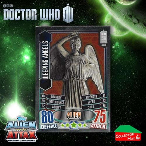 Topps Dr Who Alien Attax 50th Anniversary Edition RARE Limited & Companion Cards