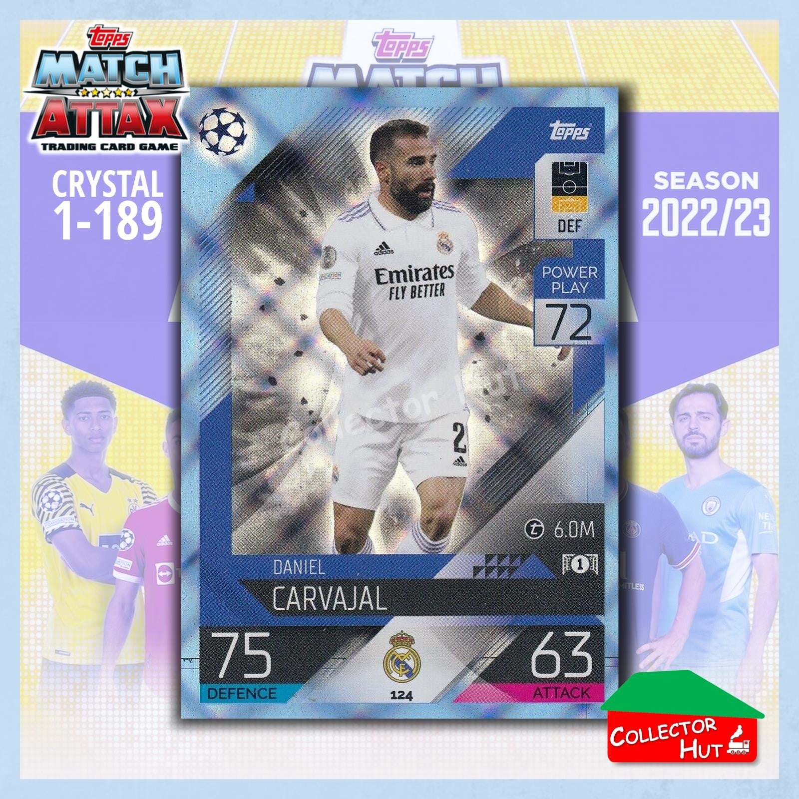 Topps Match Attax Europa Champions League 2022/23 Crystal Parallel Cards 1-189