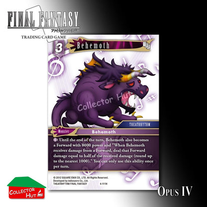 Final Fantasy Trading Card Game OPUS IV 4 FOIL CARDS You Choose