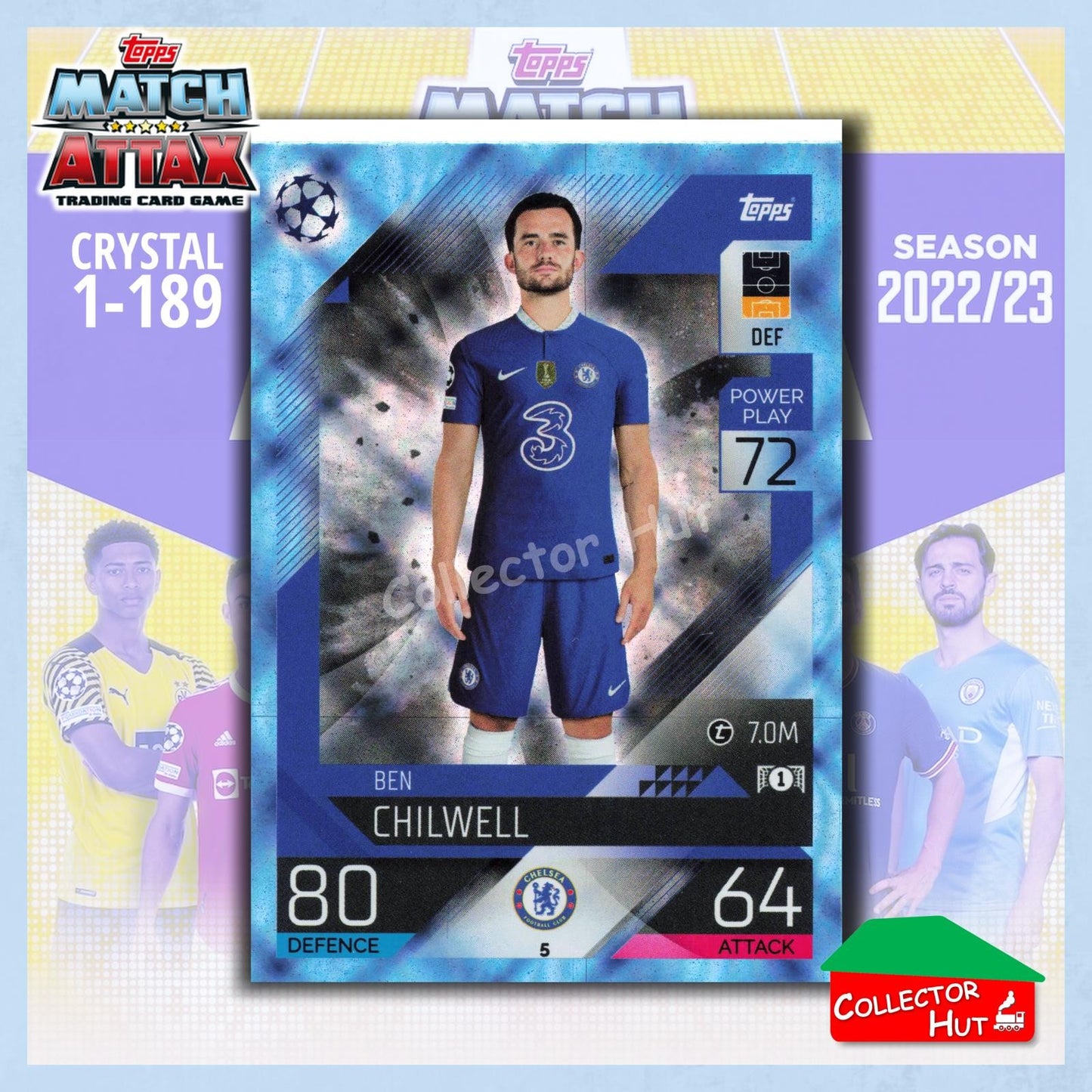 Topps Match Attax Europa Champions League 2022/23 Crystal Parallel Cards 1-189