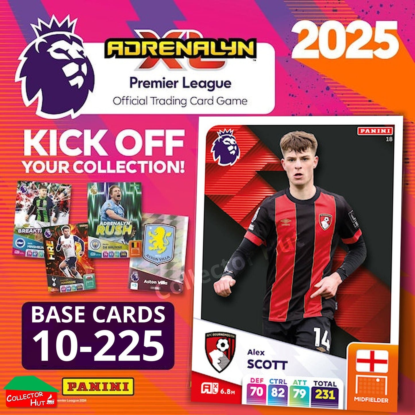 Panini Adrenalyn XL Premier League 2025 2024/25 Base & Foils #10-225