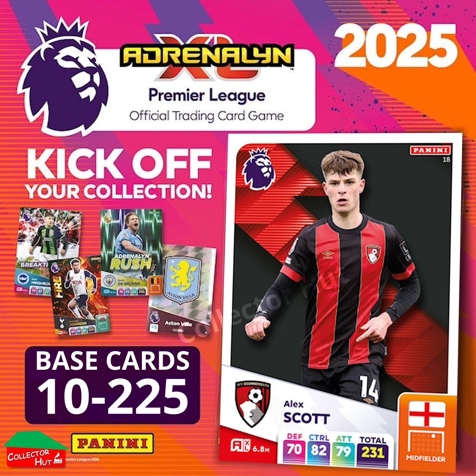 Panini Adrenalyn XL Premier League 2025 2024/25 Base & Foils #10-225