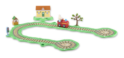 Peppa Pig Whizz Around Clickety Clack Train Set Motorised Vehicles Track Toys