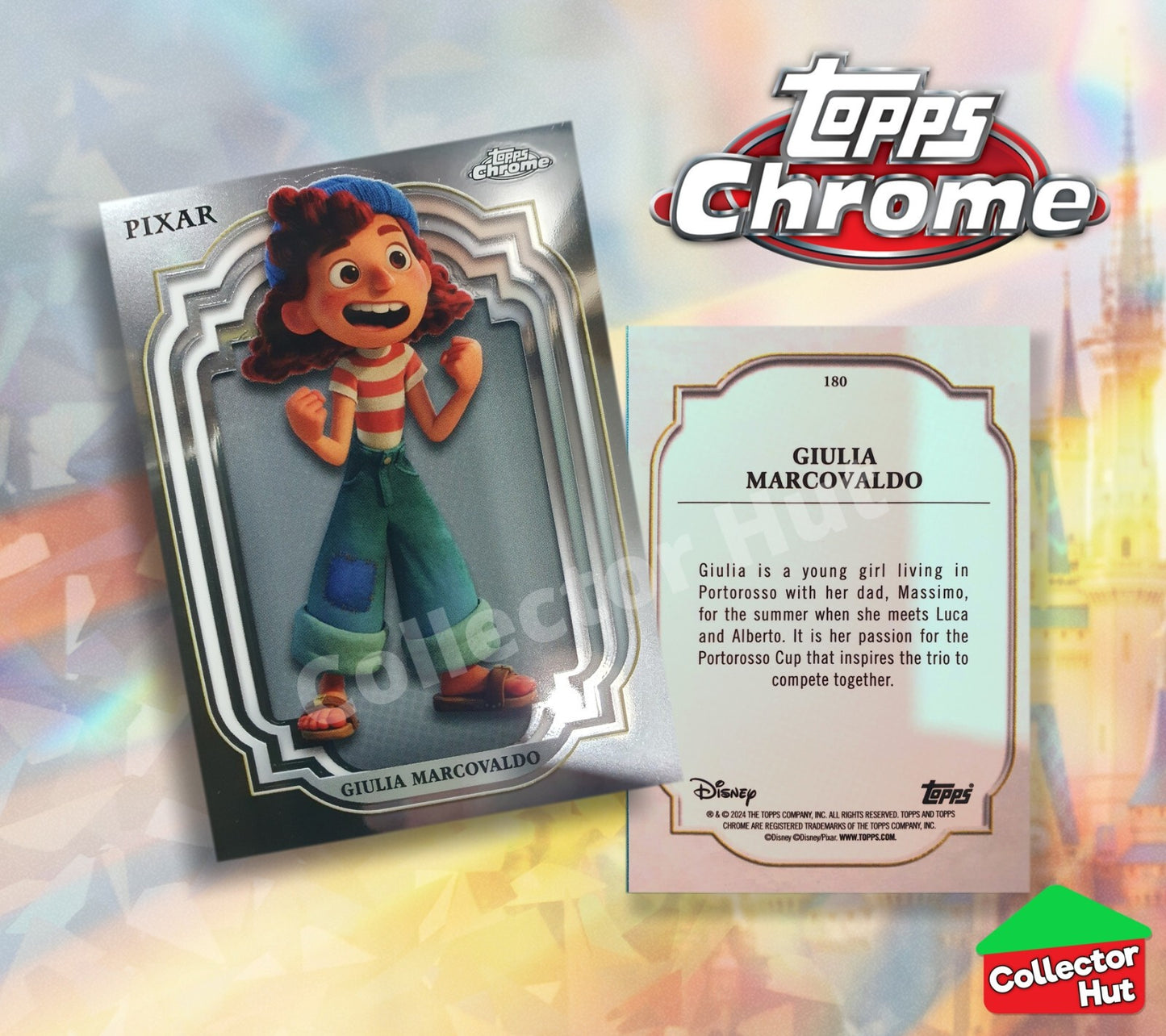 Disney Topps Chrome 2024 Base Cards 1-200 Pick Singles to Complete Your Set