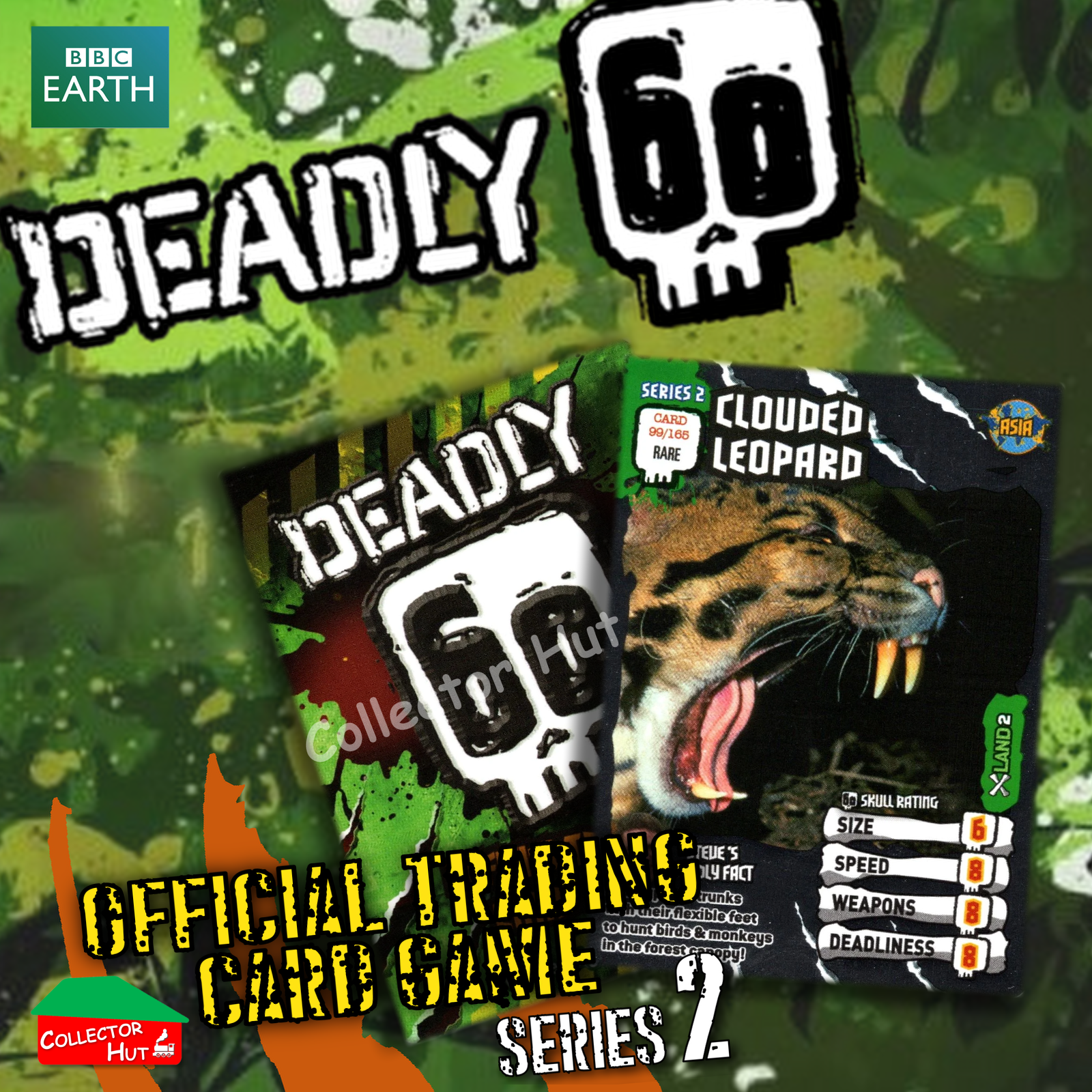 CBBC Deadly 60 Season 1, 2 & Wild FOIL RARE LIMITED Trading Cards