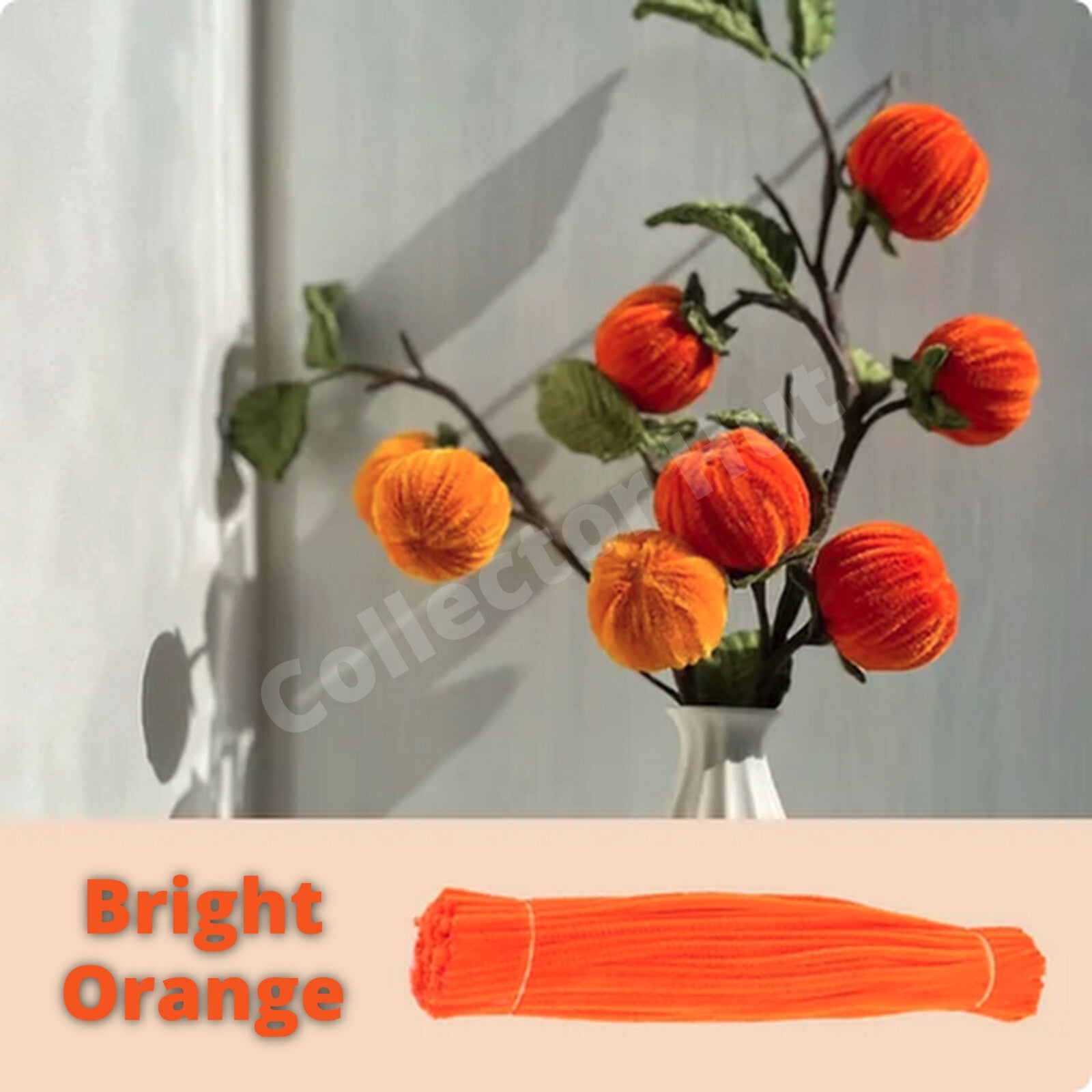 Chenille Craft Stems Pipe Cleaners 20pcs 30cm x 6mm Long Flexible Craft Supplies