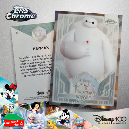 Disney 100 Topps Chrome 2023 Base Cards 1-100 Pick Singles to Complete Your Set