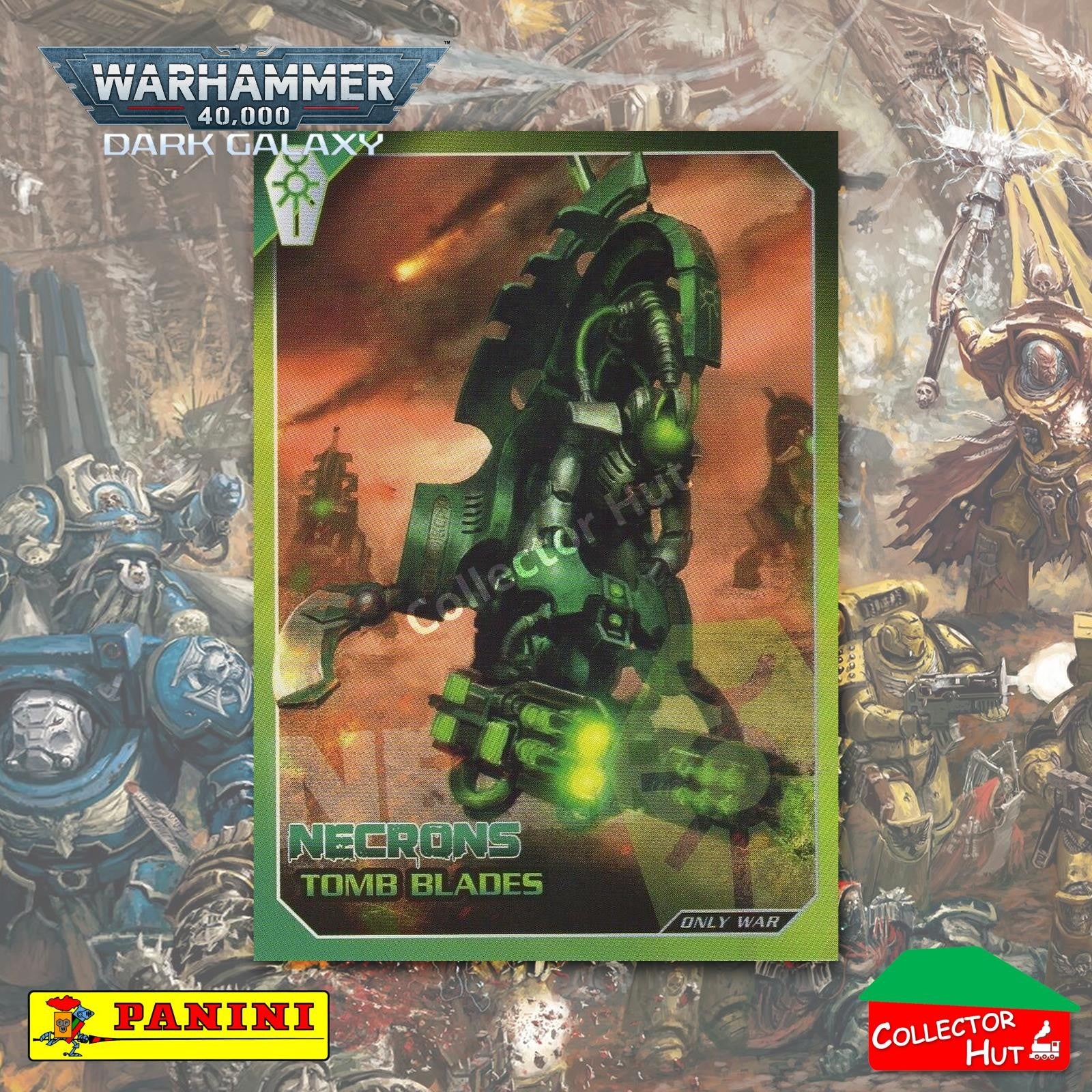 PANINI Warhammer 40,000 Dark Galaxy Only War Base Trading Cards #1-225