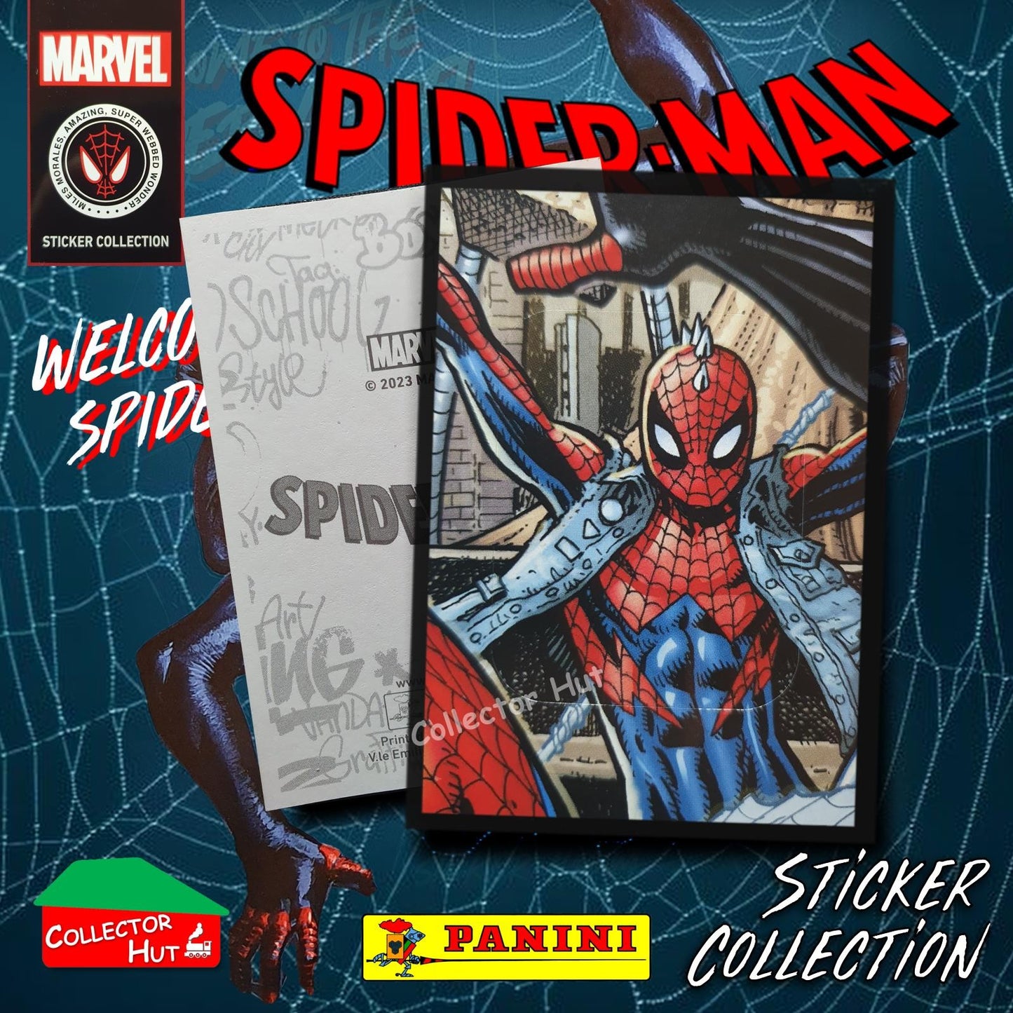Panini Spider-Man Spider-Verse 2023 Collection Sticker Singles #1-163 & F1-30