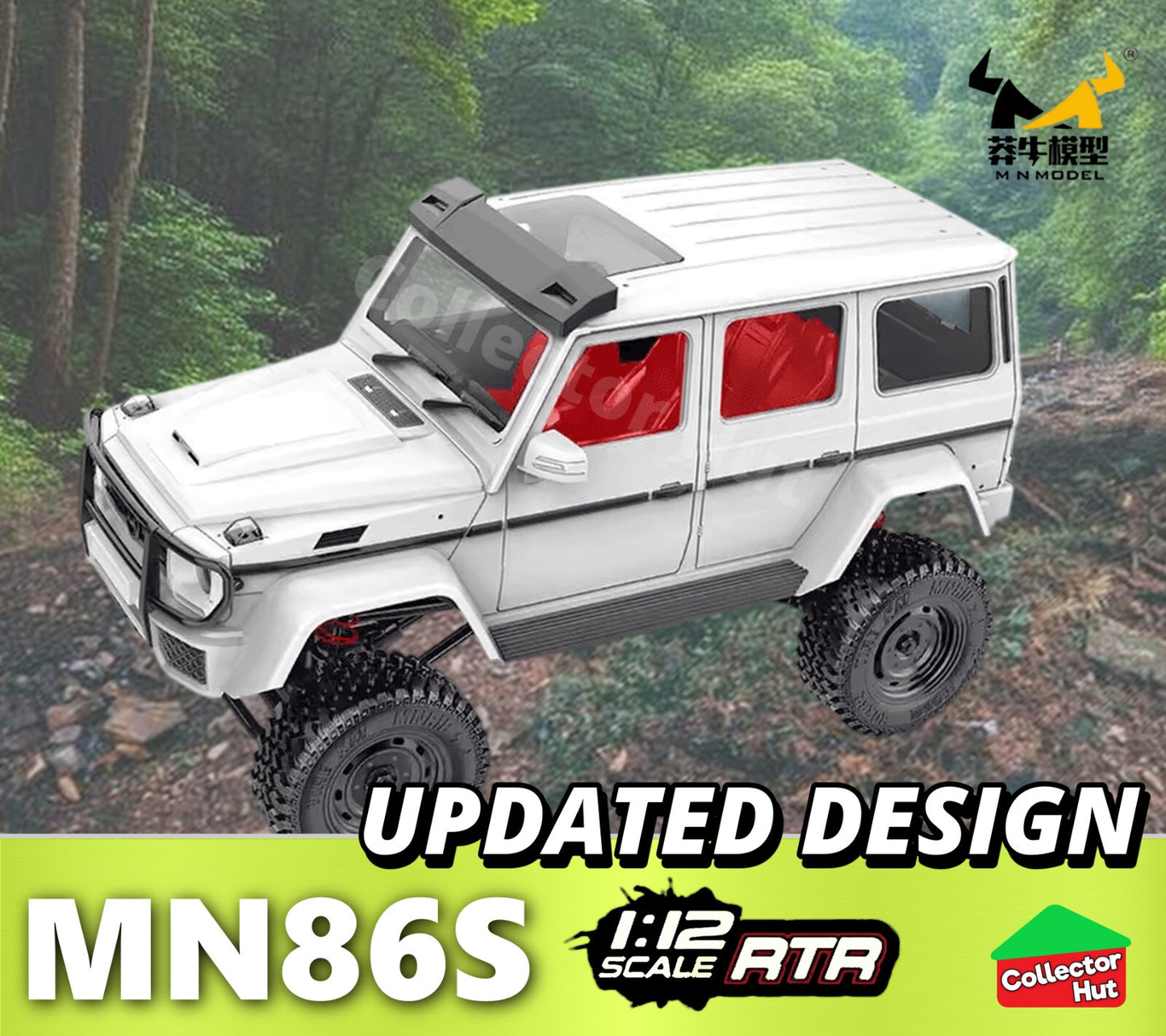 MN86 RC Rock Crawler 1:12 Scale Premium Design Upgradable