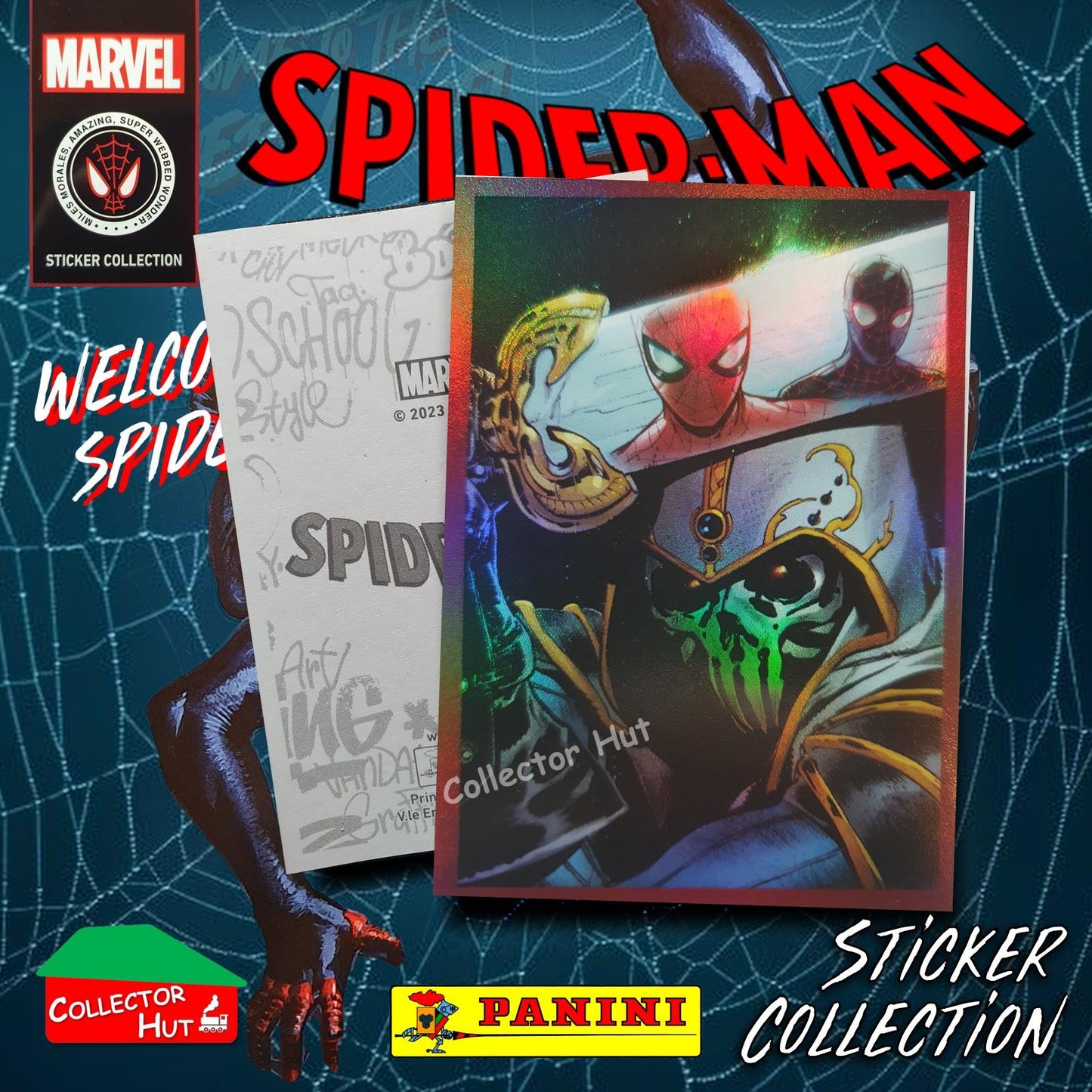 Panini Spider-Man Spider-Verse 2023 Collection Sticker Singles #1-163 & F1-30