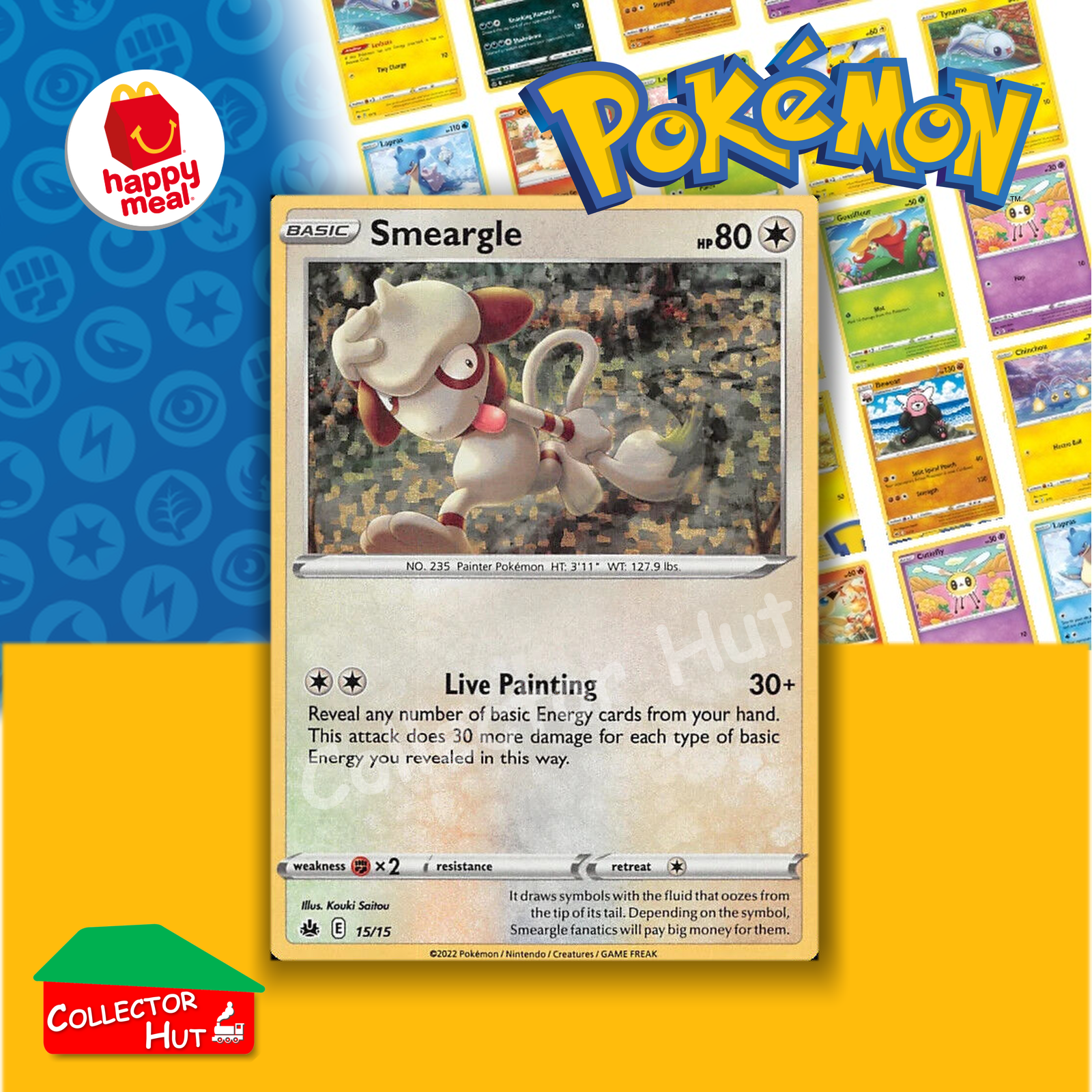 McDonald's Happy Meal 2022 Pokémon Match Battle SINGLE Trading Cards You Choose