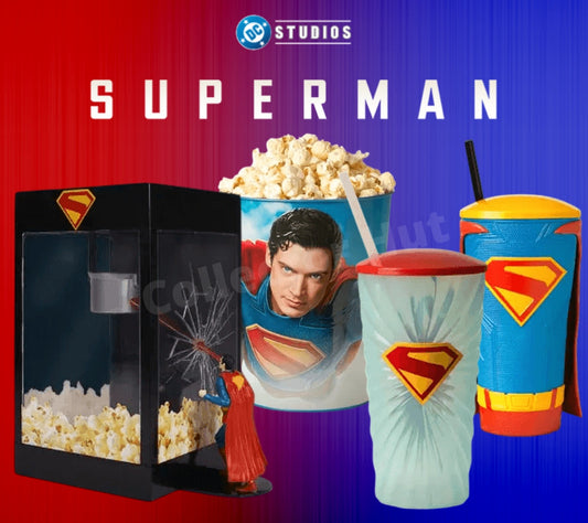 Superman 2025 Official Movie Merchandise Popcorn Buckets Cups