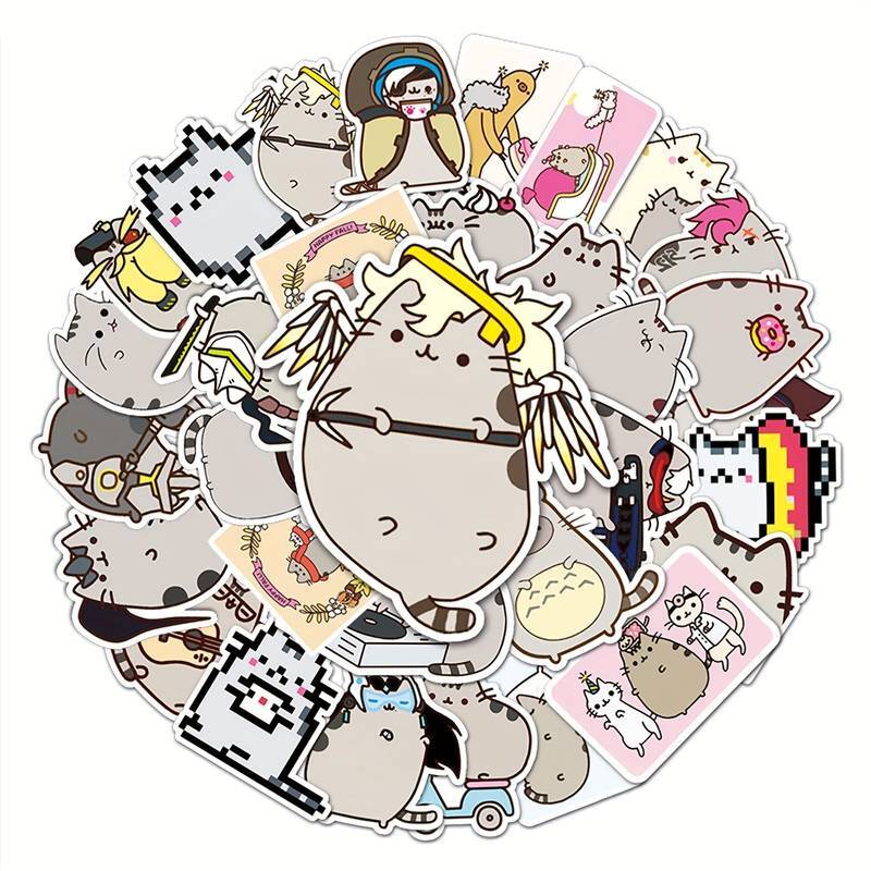 Awesome Stickers Novelty Anime Cartoon Animals Artistic 100's to Choose From