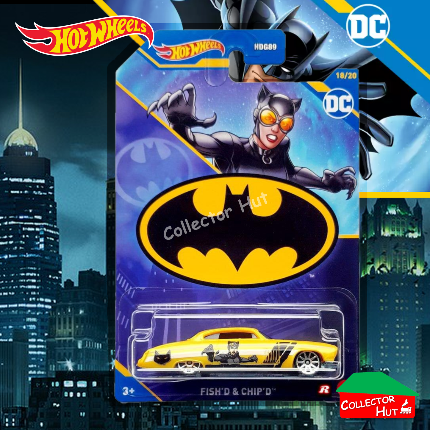 Hot Wheels DC Batman HDG89 1:64 Scale Die Cast