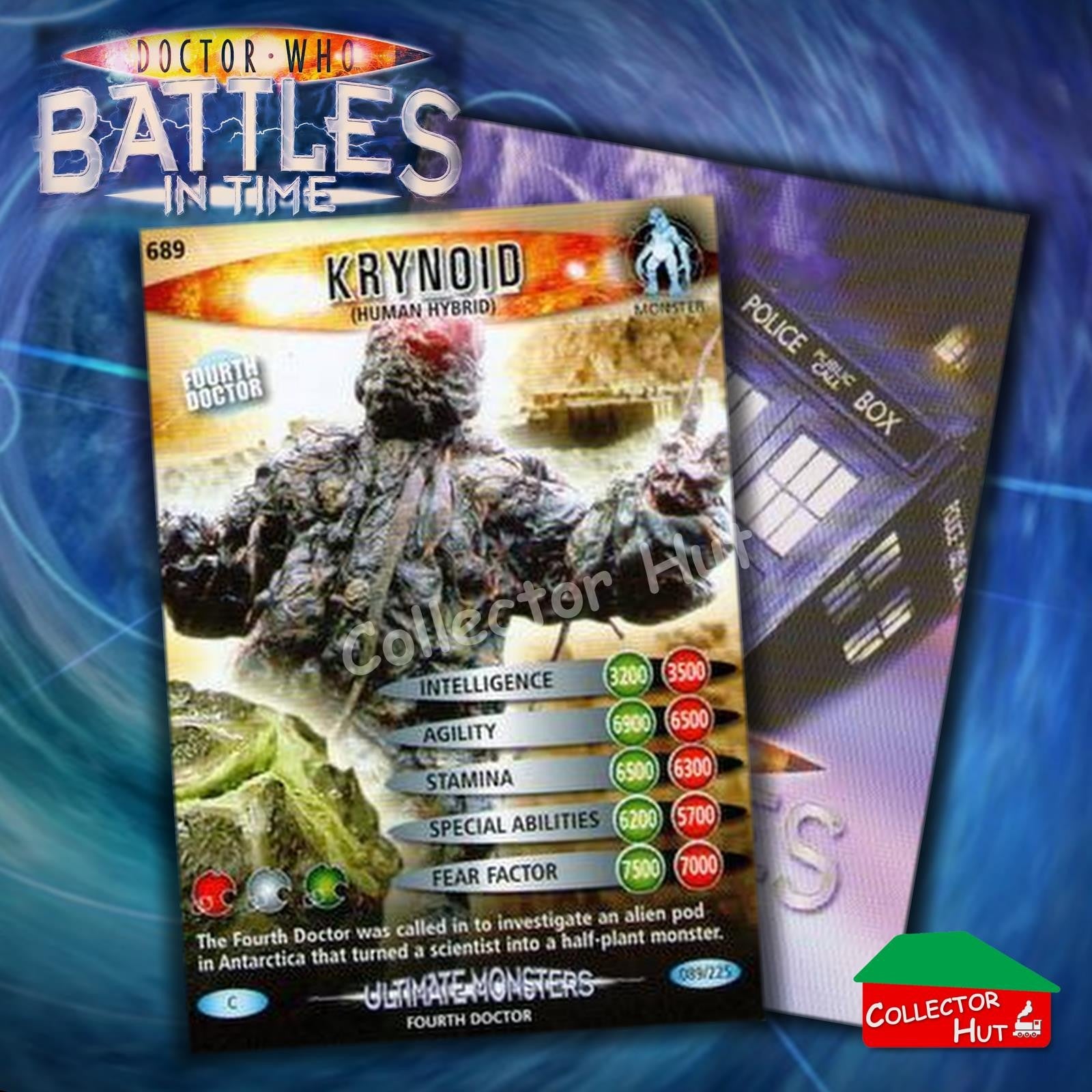 DOCTOR WHO Battles in Time #601-825 ULTIMATE MONSTERS RARE & COMMON Cards