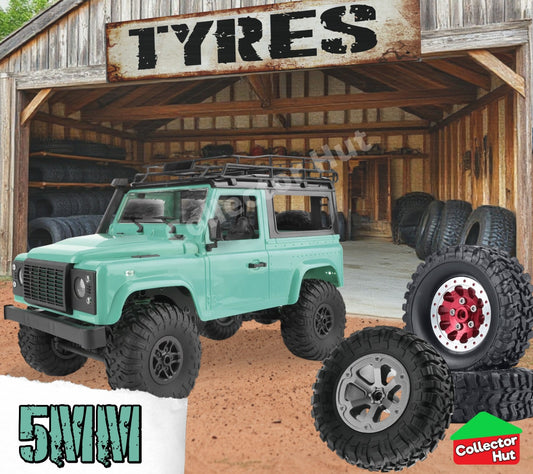 RC Model Car Truck Wheel Tyre Upgrades 5MM Choose Size Weight GO WIDE BOY!