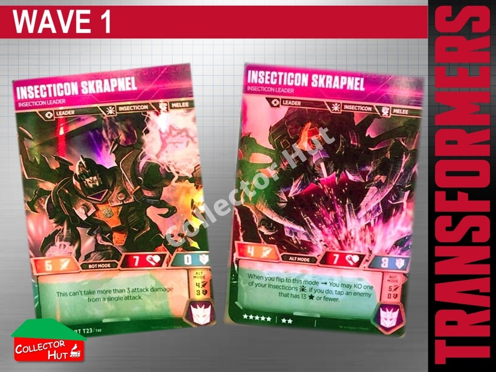Transformers TCG CHARACTER Trading Cards All Waves