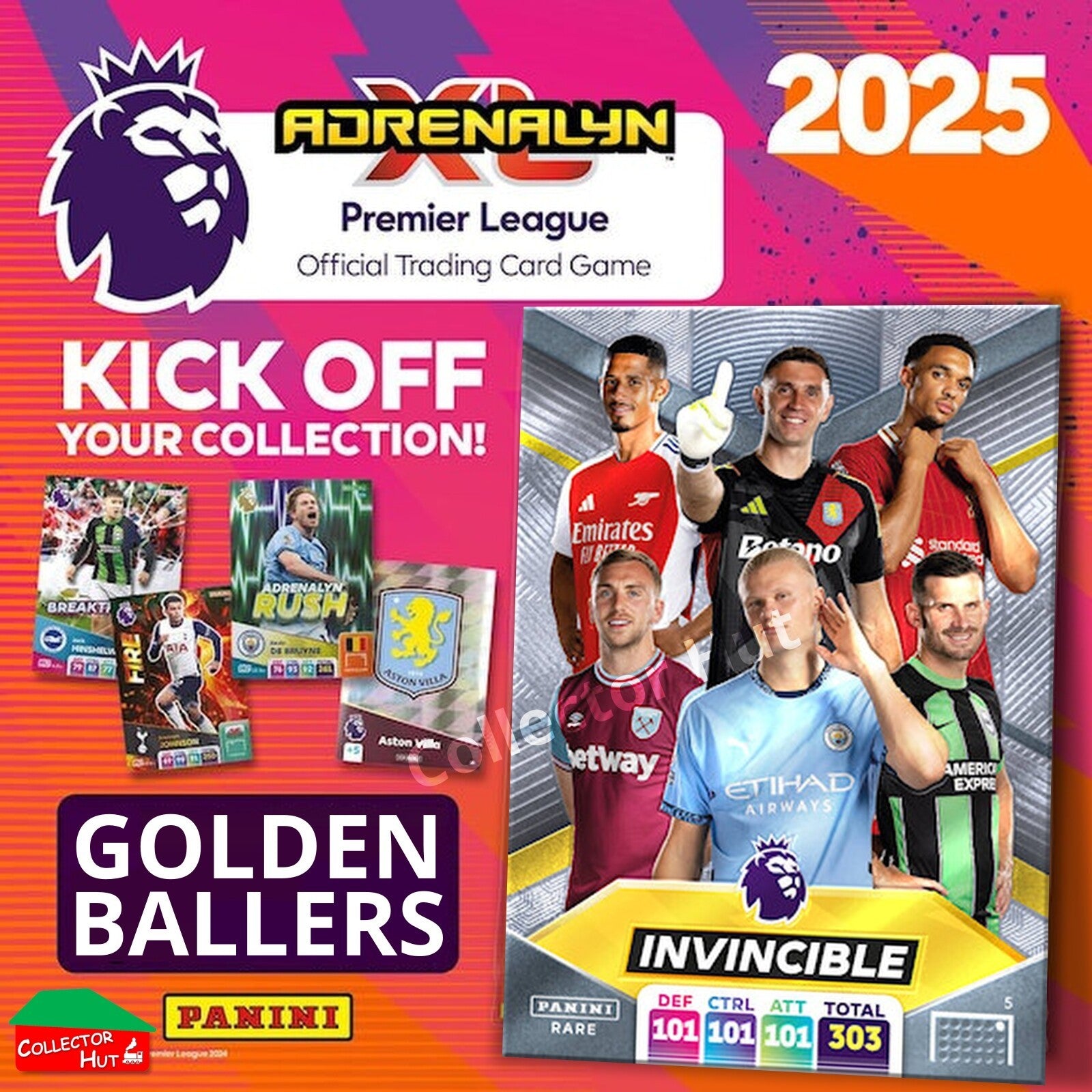 Panini Adrenalyn XL Premier League 2025 2024/25 Golden Ballers & Limited Edition