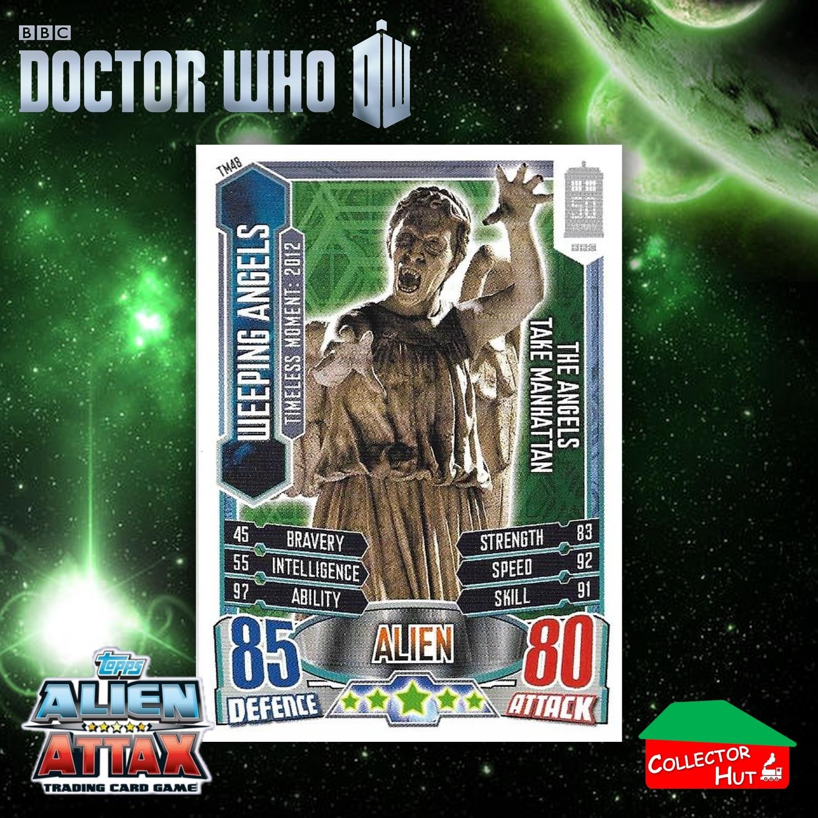 Topps Doctor Who Alien Attax 50th Anniversary Edition Companion Timeless Cards