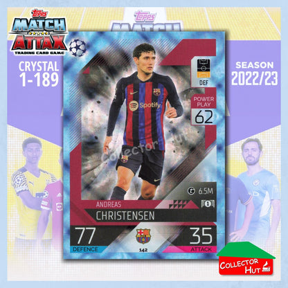 Topps Match Attax Europa Champions League 2022/23 Crystal Parallel Cards 1-189
