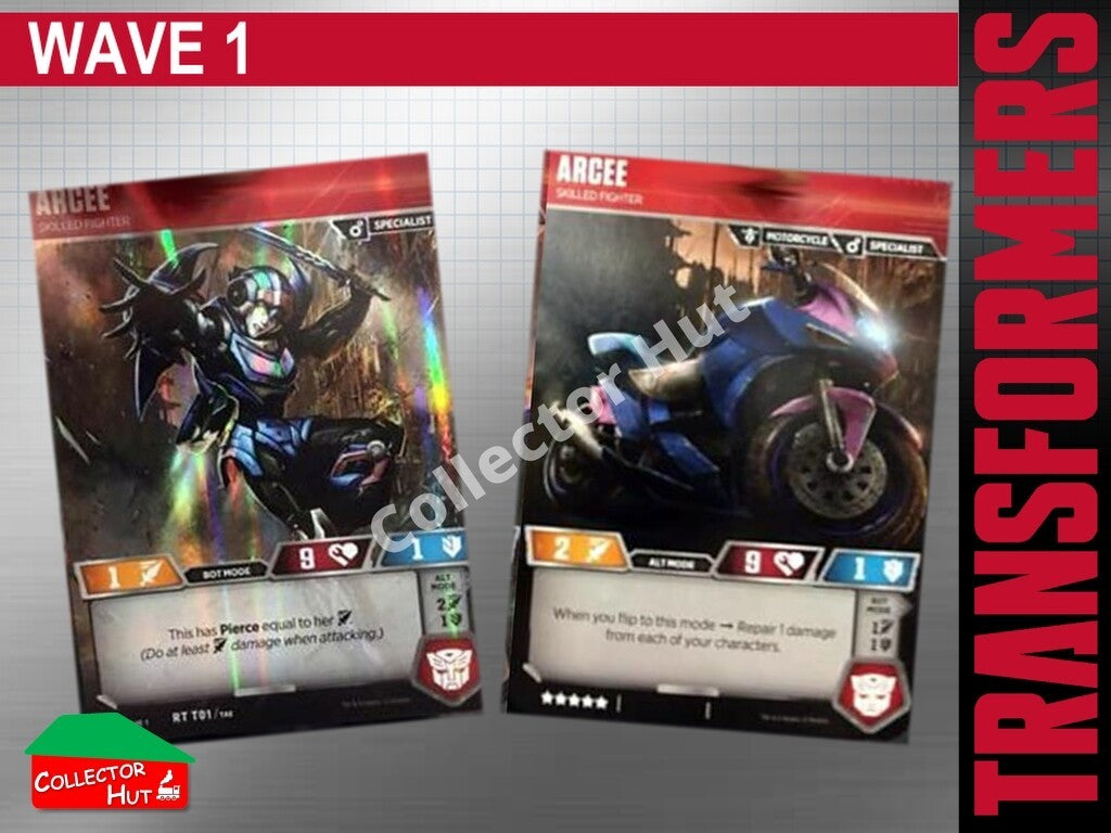Transformers TCG CHARACTER Trading Cards All Waves