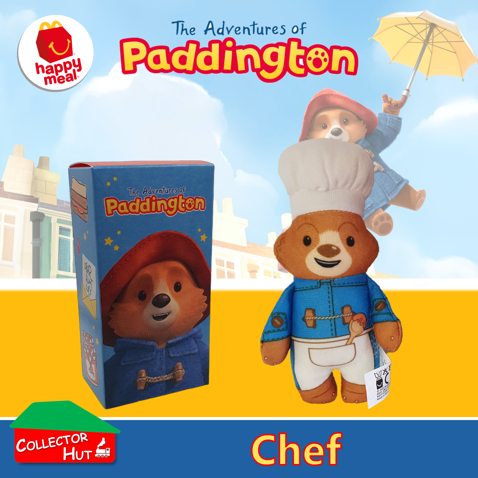 McDonald's Happy Meal The Adventures of Paddington 2022 Plush Toys