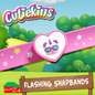 Snap On Wrist Bracelets Cutiekins Flashing Cute Animal Kids Toy for Party Bags