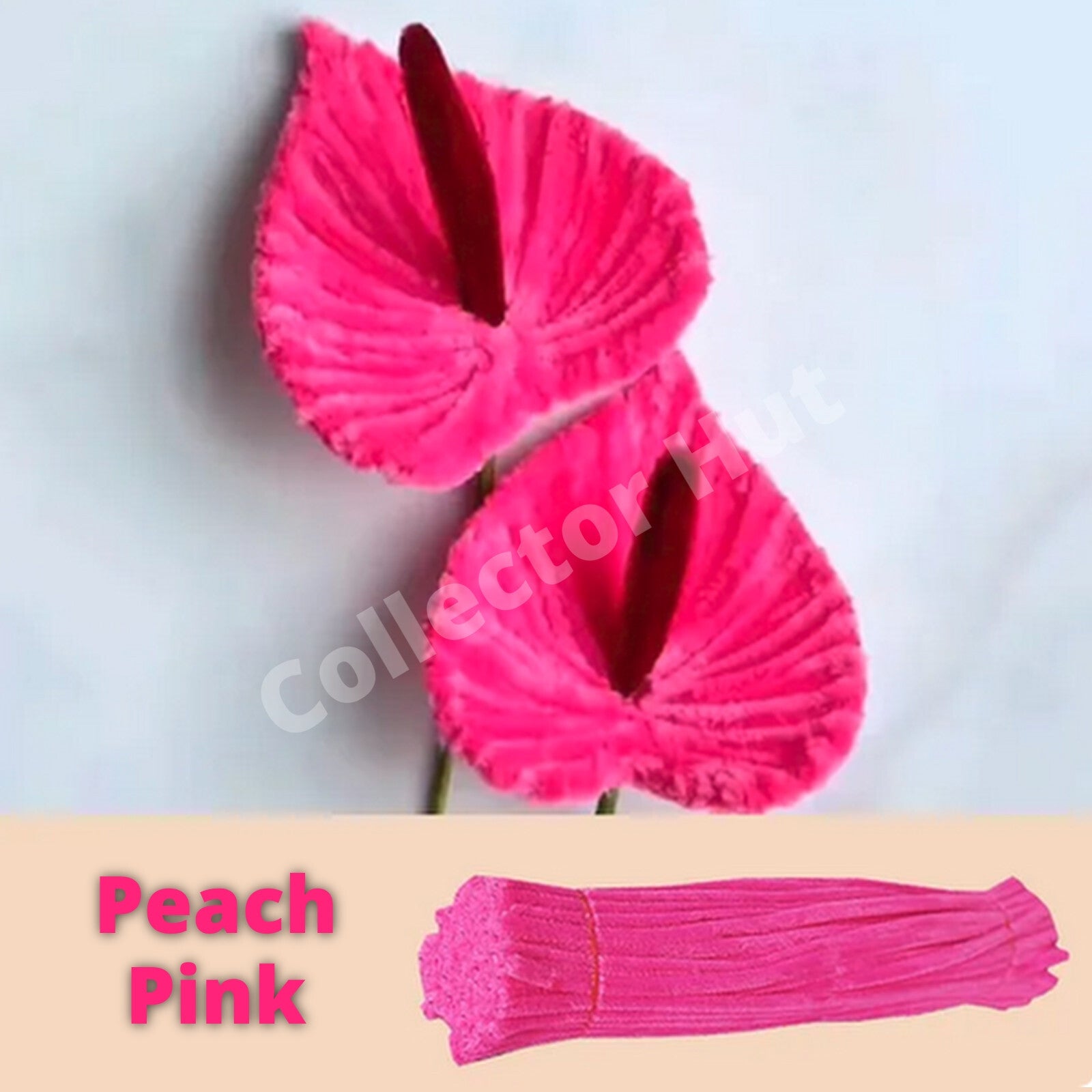 Chenille Craft Stems Pipe Cleaners 20pcs 30cm x 6mm Long Flexible Craft Supplies