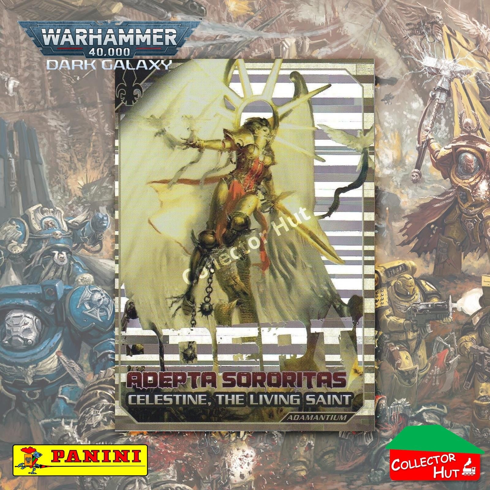 PANINI Warhammer 40,000 Dark Galaxy Webway Inferno Adamantium Limited FOIL Cards
