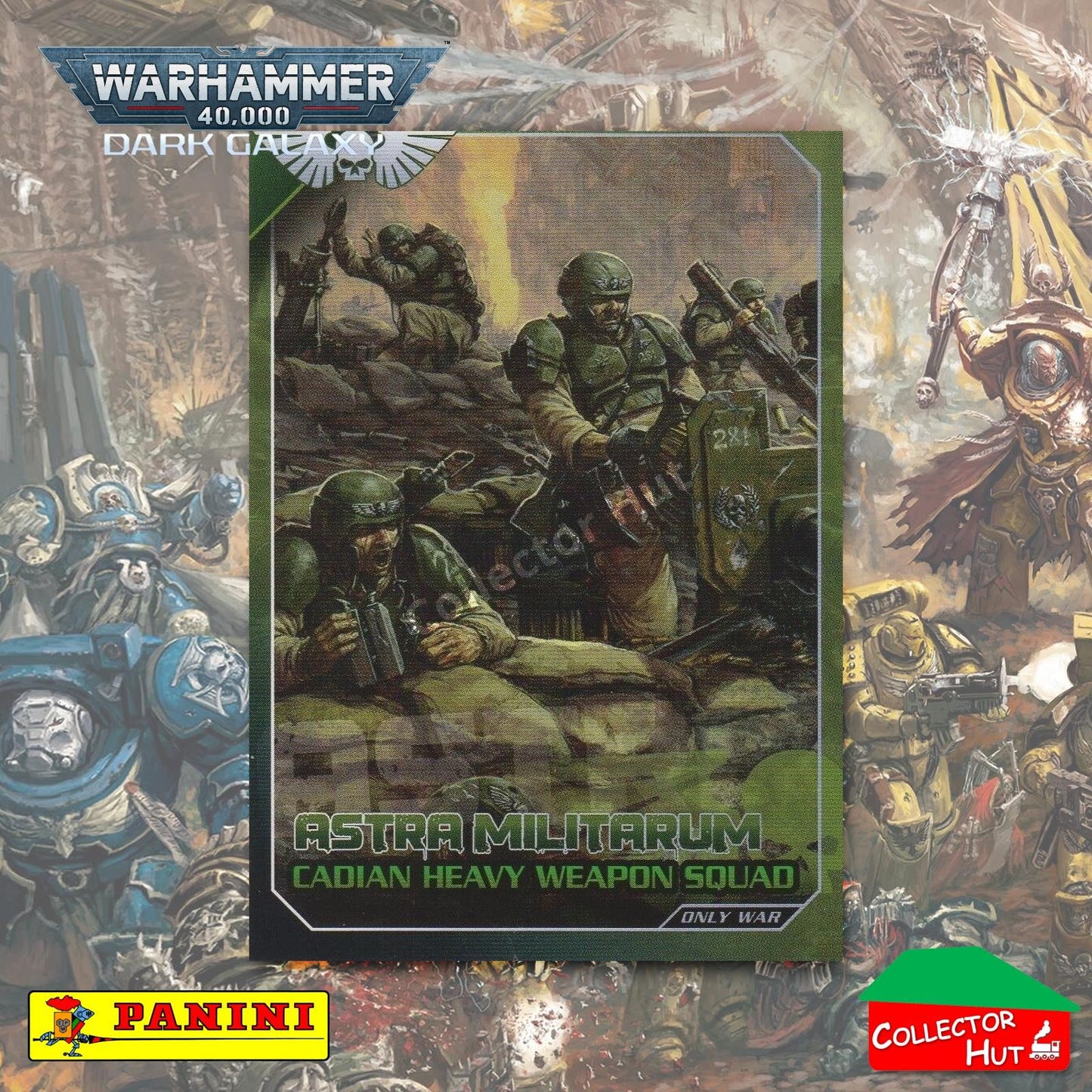 PANINI Warhammer 40,000 Dark Galaxy Only War Base Trading Cards #1-225