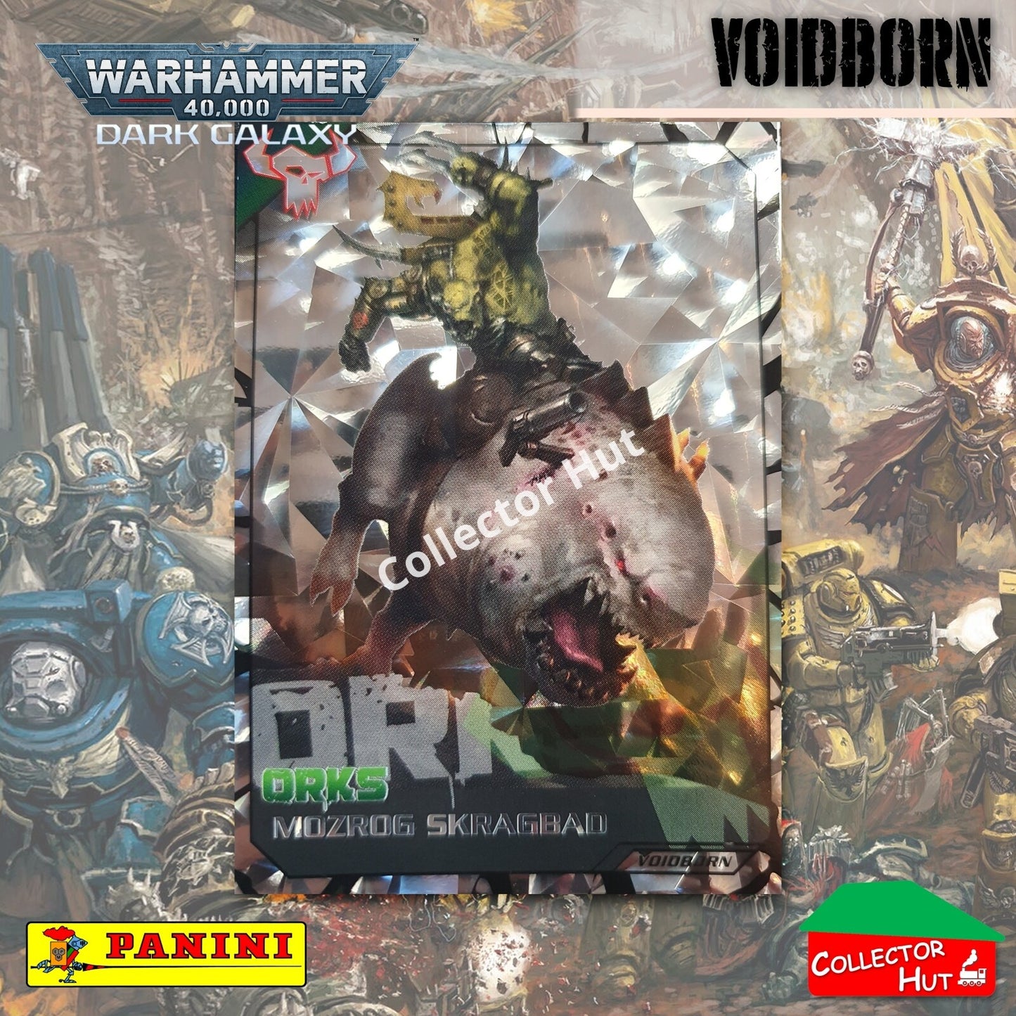 PANINI Warhammer 40,000 Dark Galaxy Parallel Trading Card Crusade Vanguard Purge