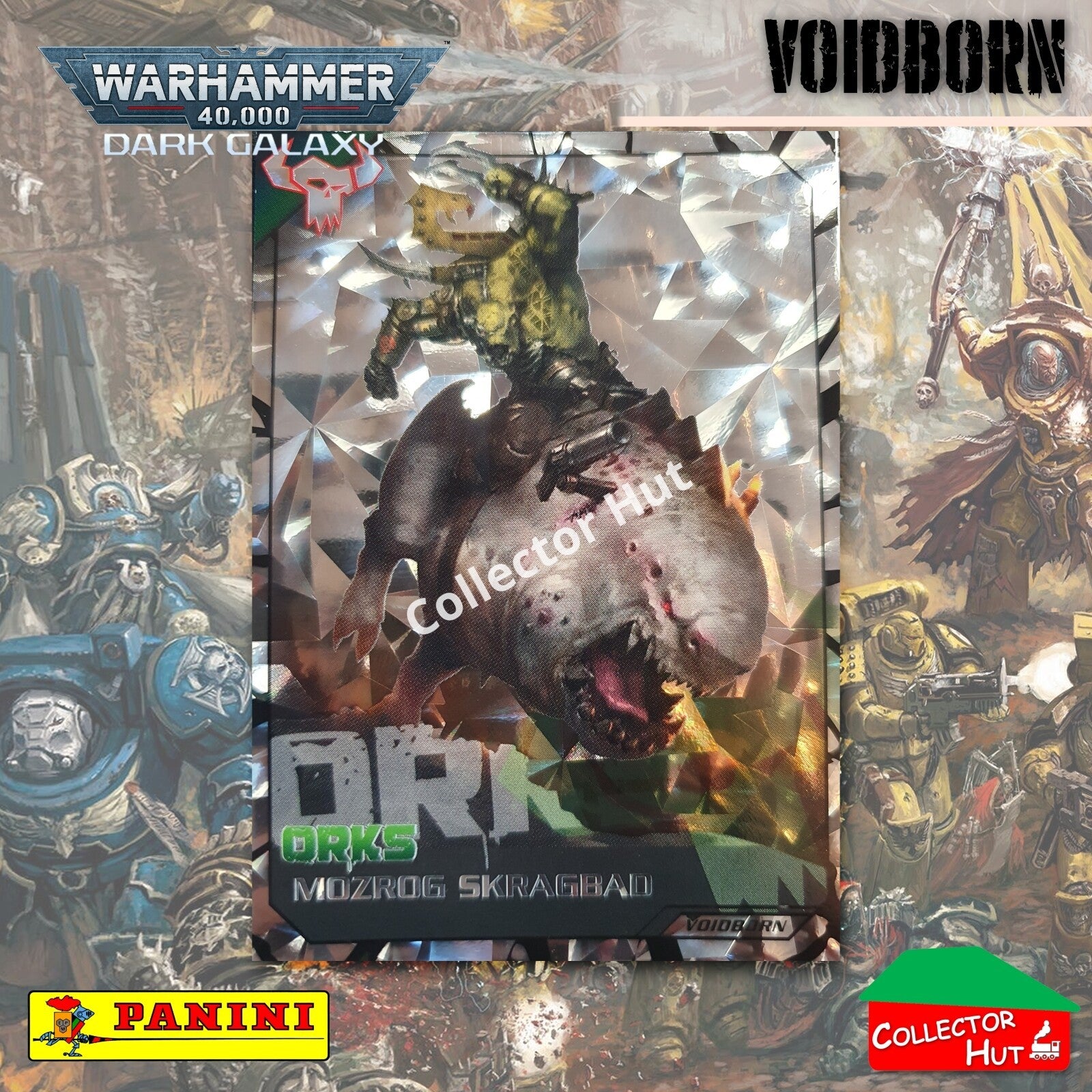 PANINI Warhammer 40,000 Dark Galaxy Parallel Trading Card Crusade Vanguard Purge