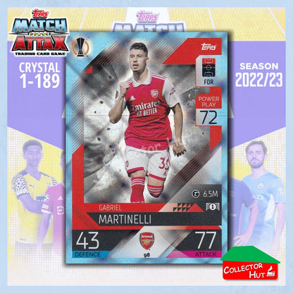 Topps Match Attax Europa Champions League 2022/23 Crystal Parallel Cards 1-189