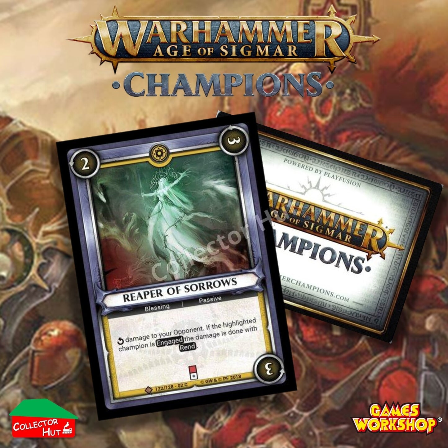 Warhammer Age of Sigmar: Champions Wave 2 ONSLAUGHT Trading Cards CHOOSE SINGLES