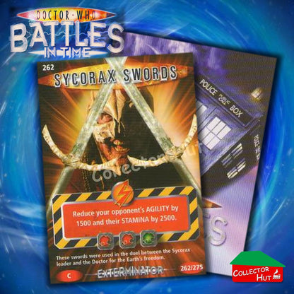 DOCTOR WHO Battles in Time #140-275 EXTERMINATOR RARE & COMMON Cards YOU CHOOSE