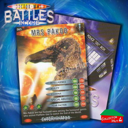 DOCTOR WHO Battles in Time #1-139 EXTERMINATOR RARE & COMMON Cards YOU CHOOSE