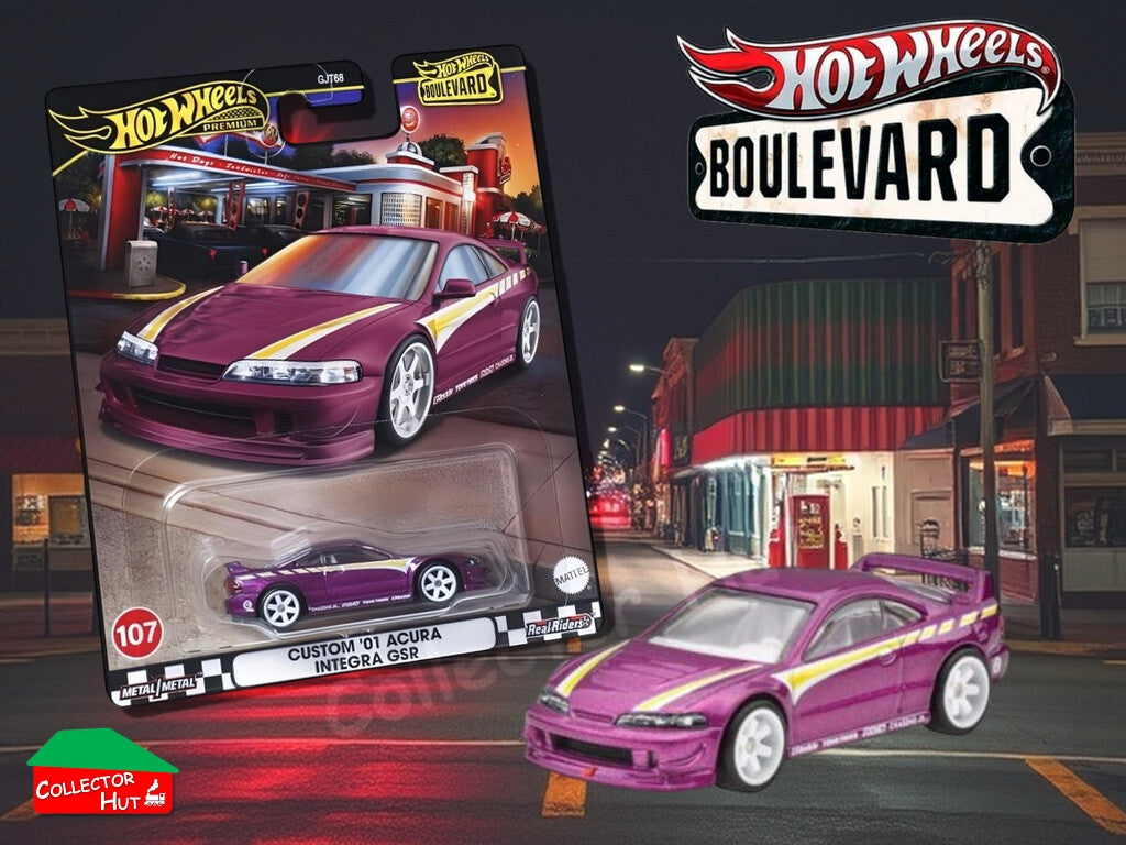 Hot Wheels Premium Boulevard GJT86 1:64 Die Cast Models NEW SEALED