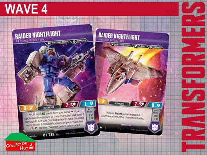 Transformers TCG CHARACTER Trading Cards All Waves