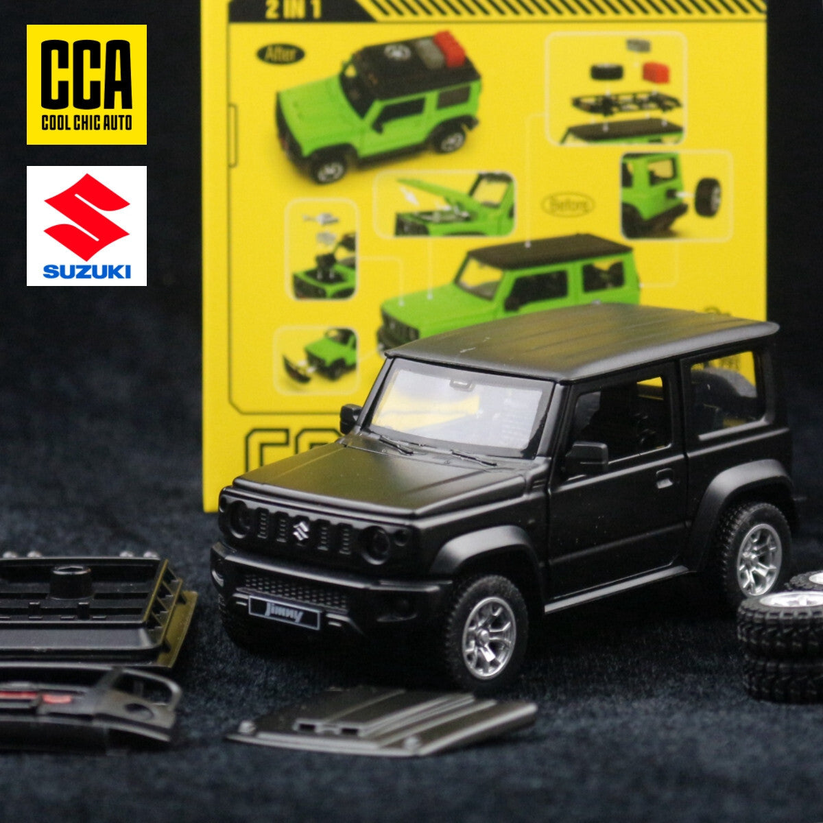 Suzuki Jimny 1:32 Scale Official Customisable Die Cast Model Kit CCA